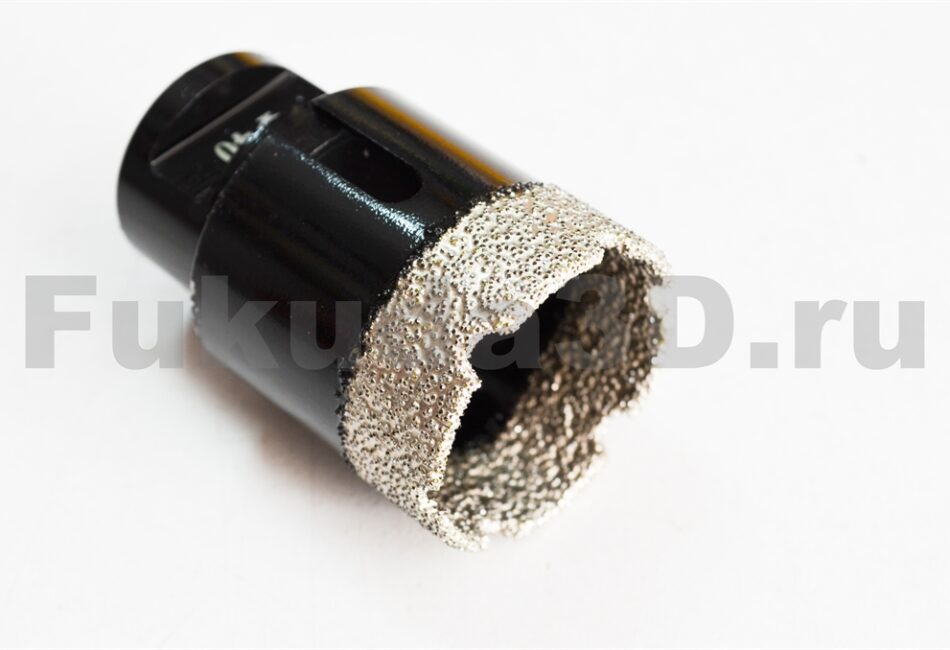 Алмазные коронки по керамограниту для сухого сверления с вакуумной пайкой 40 мм купить с доставкой
