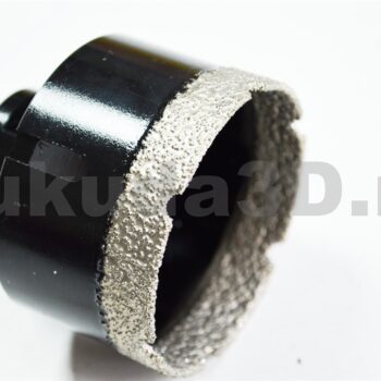 Алмазные коронки по керамограниту для сухого сверления с вакуумной пайкой для подрозетников 68 мм купить